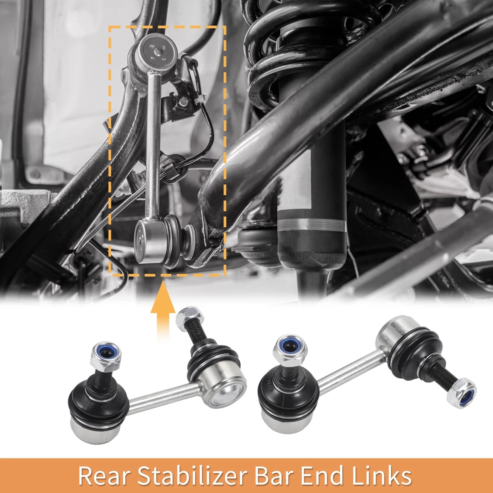 2X Rear Sway Bar Link for Honda CR-V (2007–2011)