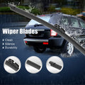 11" Rear Windshield Wiper Blades for Ford (Rubber, Plastic, Black)