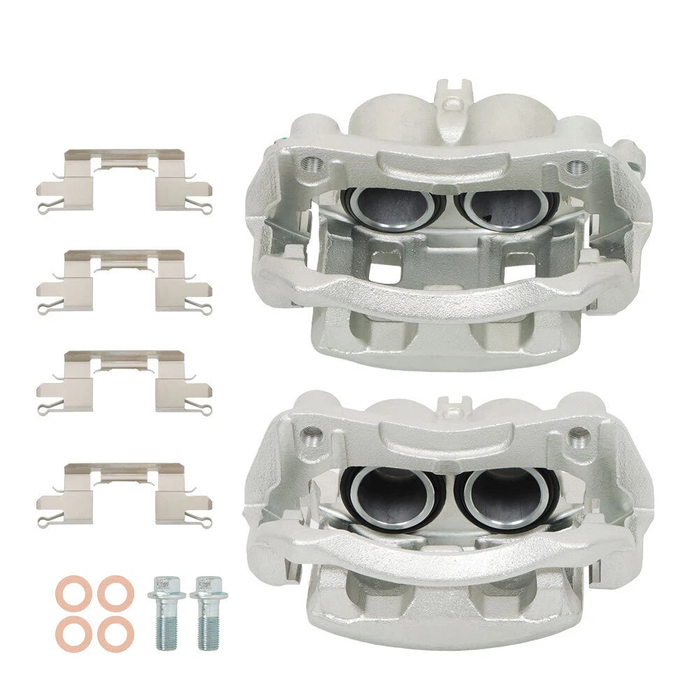 2X Front Brake Calipers w/ Bracket for Nissan Xterra Suzuki Equator (2005–2019)
