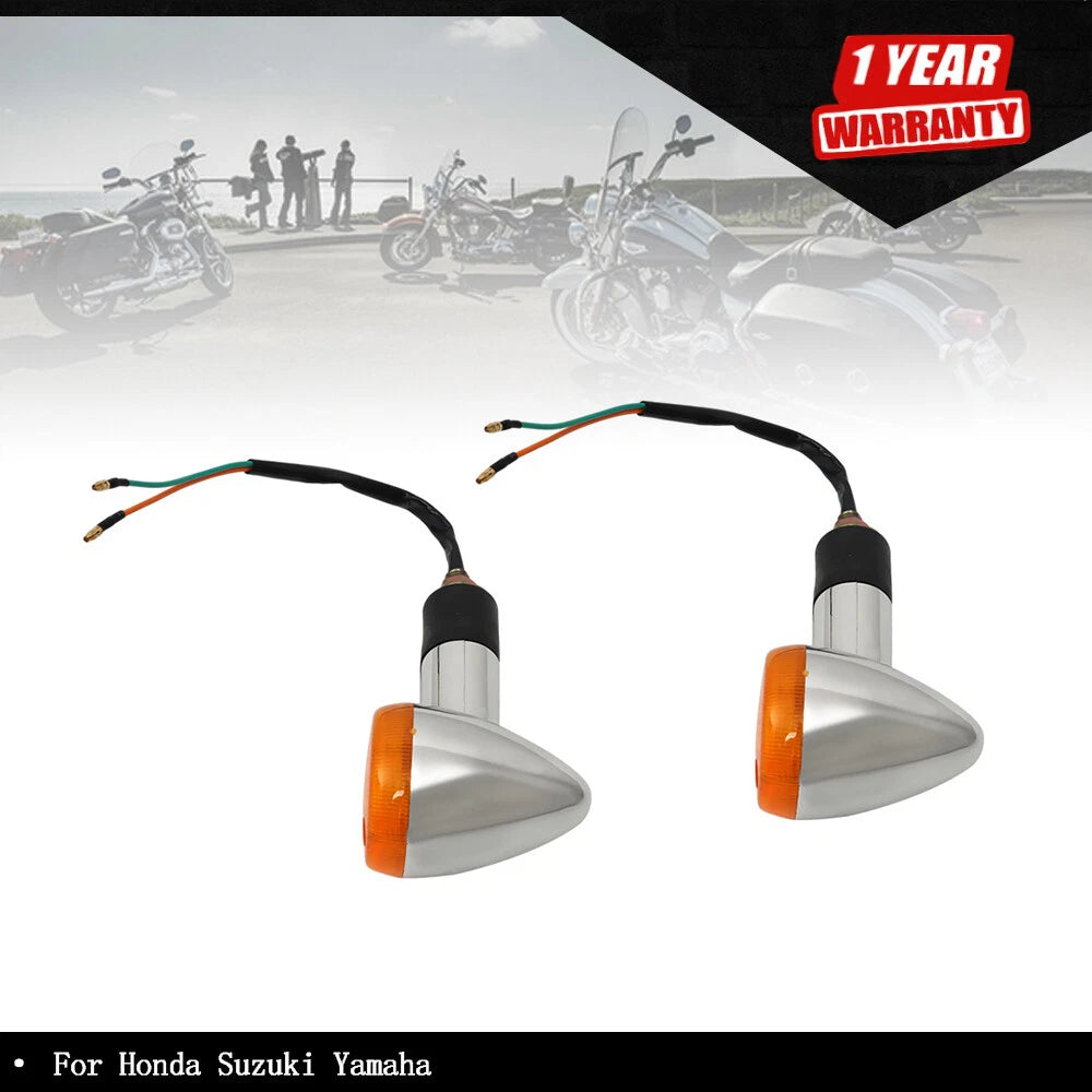 2X Turn Signal Blinker Indicator Lights for Honda Suzuki Yamaha