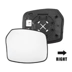 Heated Right Side Rearview Mirror Glass with Backing Plate for Infiniti QX56 (2004–2010)