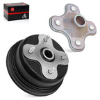 Rear Brake Drum & Wheel Hub for Yamaha Big Bear 350 Kodiak 400 (1993–1999)