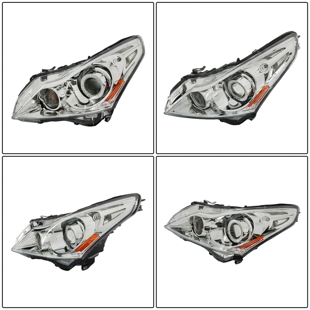 Headlight Assembly for Infiniti G37, G25 (2010–2013) Left HID