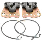 Front Brake Calipers & Hose Lines for Polaris Magnum 330 ATP 330 500 (2005–2006)