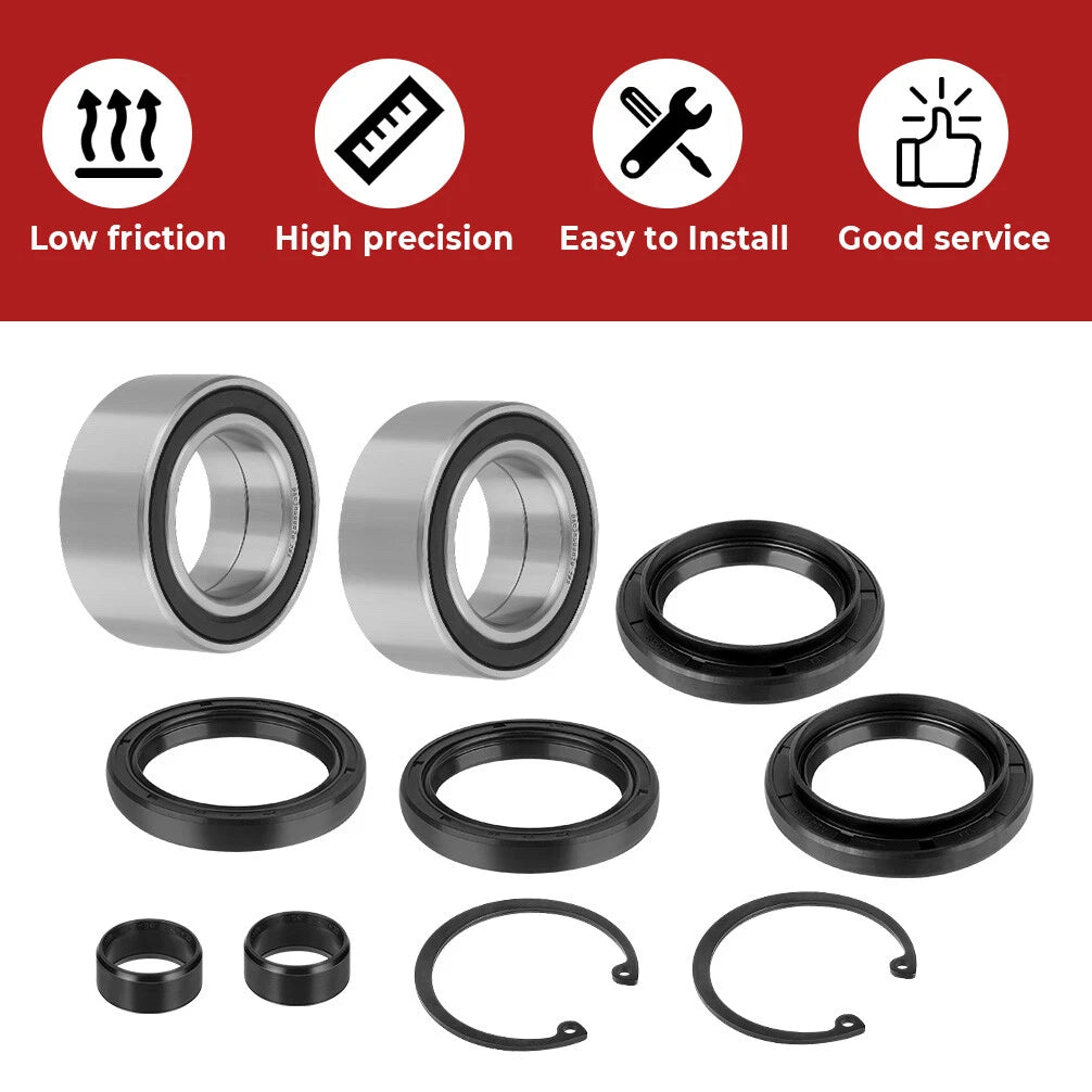 Front Wheel Bearing W/Seal Kits for Honda Rancher 400 TRX400FA/FGA (2004–2007)
