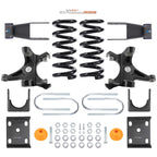 Front 4" Rear 7-8" Suspension Lowering Kit for Silverado/Sierra (1988–1998)
