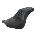Driver Passenger Seat for Harley Softail Street Bob (2018–2024) Black