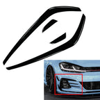 Front Bumper Side Air Vent Trim Glossy Black for VW Golf 7.5 (2017–2019)