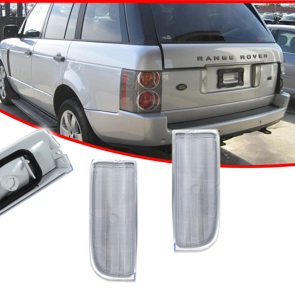 Clear Lens Tailgate Reverse Backup Lights for Land Rover Range Rover L322 (2002–2012)