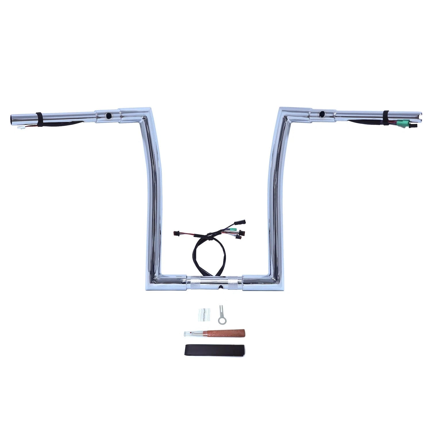Chrome 16" Prewired Handlebar 1.5" 32mm for Harley Road Glide (2015)