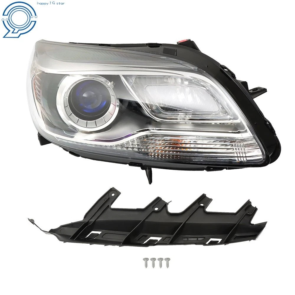 HID Headlight Right for Chevrolet Malibu (2013–2016) Black