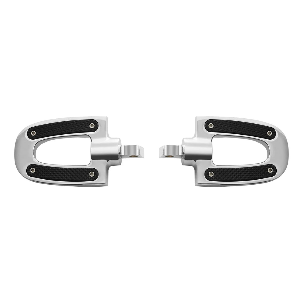 Chrome Rear Passenger Footpegs for Harley Touring Road Glide (1993-2025)