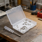 50 pcs M2x2 Flat Head Cross Screws Nickel Plated for Computer Chassis