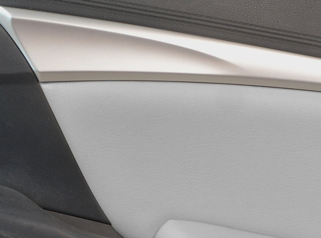 Front Insert Door Panel for Honda Civic Sedan (2012–2015) Gray Leather Synthetic