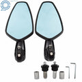 7/8" Handle Bar End Rearview Side Mirrors for Honda Yamaha Motorcycle