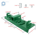 Heavy Duty Grab Hooks for John Deere Tractor (Compact, 2" Receiver)