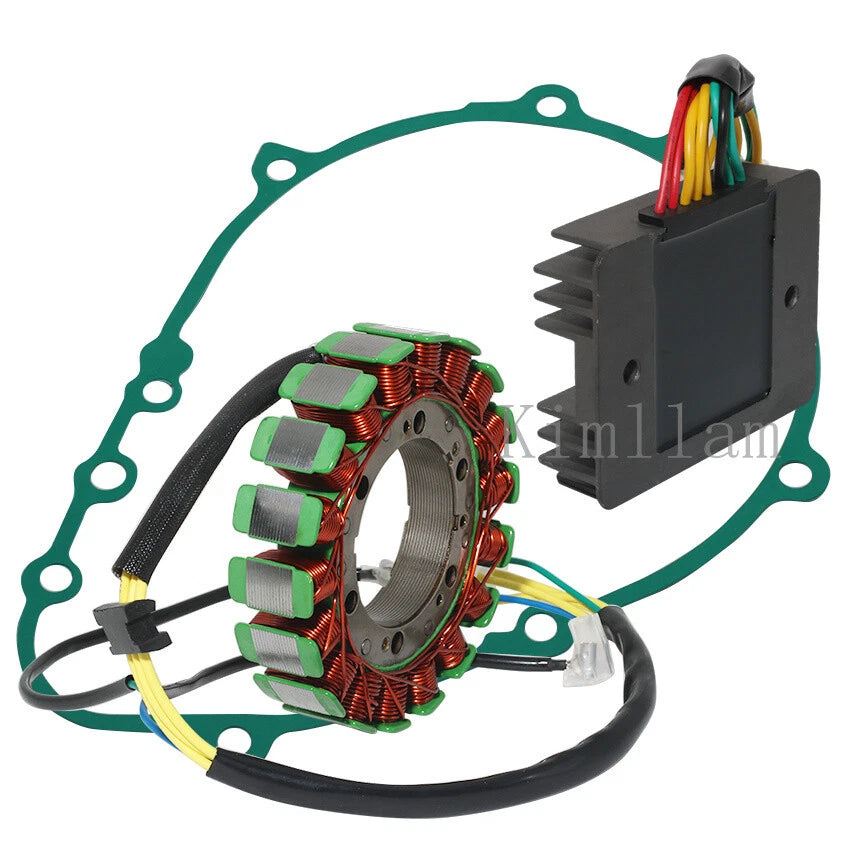 Stator Coil, Regulator Rectifier, Gasket for Kawasaki ZX900 Ninja ZX-9R (1998–1999)