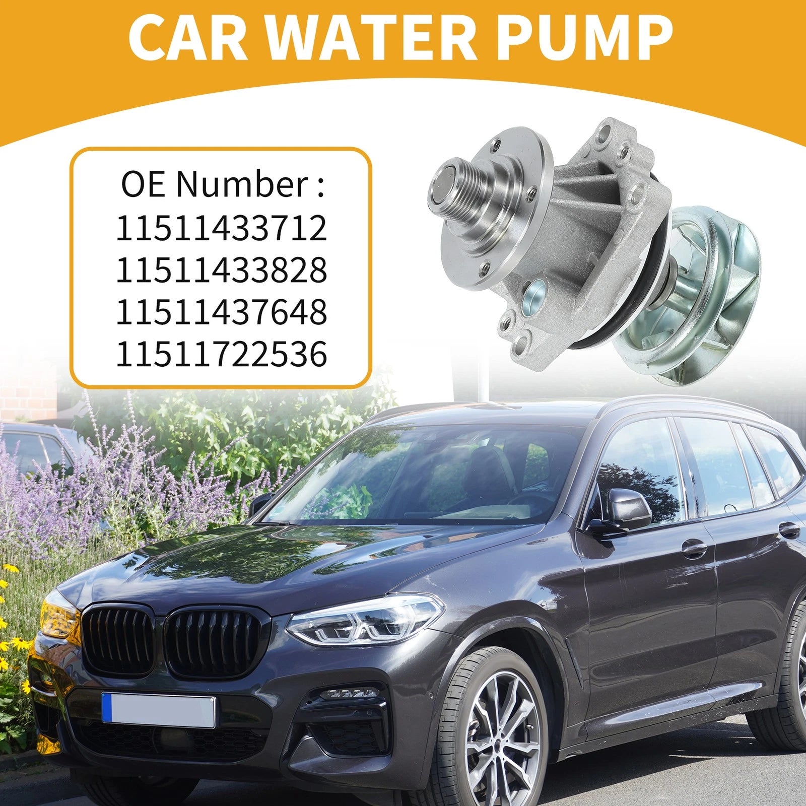 Engine Water Pump for BMW 320i (1992–2005) No. 11511433712/11511433828/11511437648
