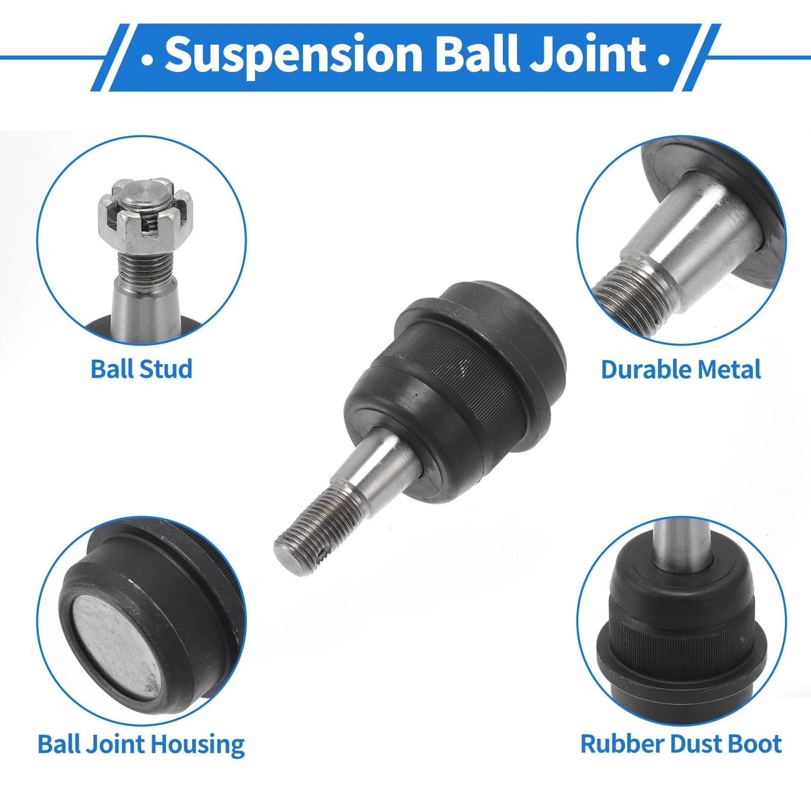 2X Front Lower Ball Joints for Dodge Ram 1500 (1994–2001) No.K3134T/K3185
