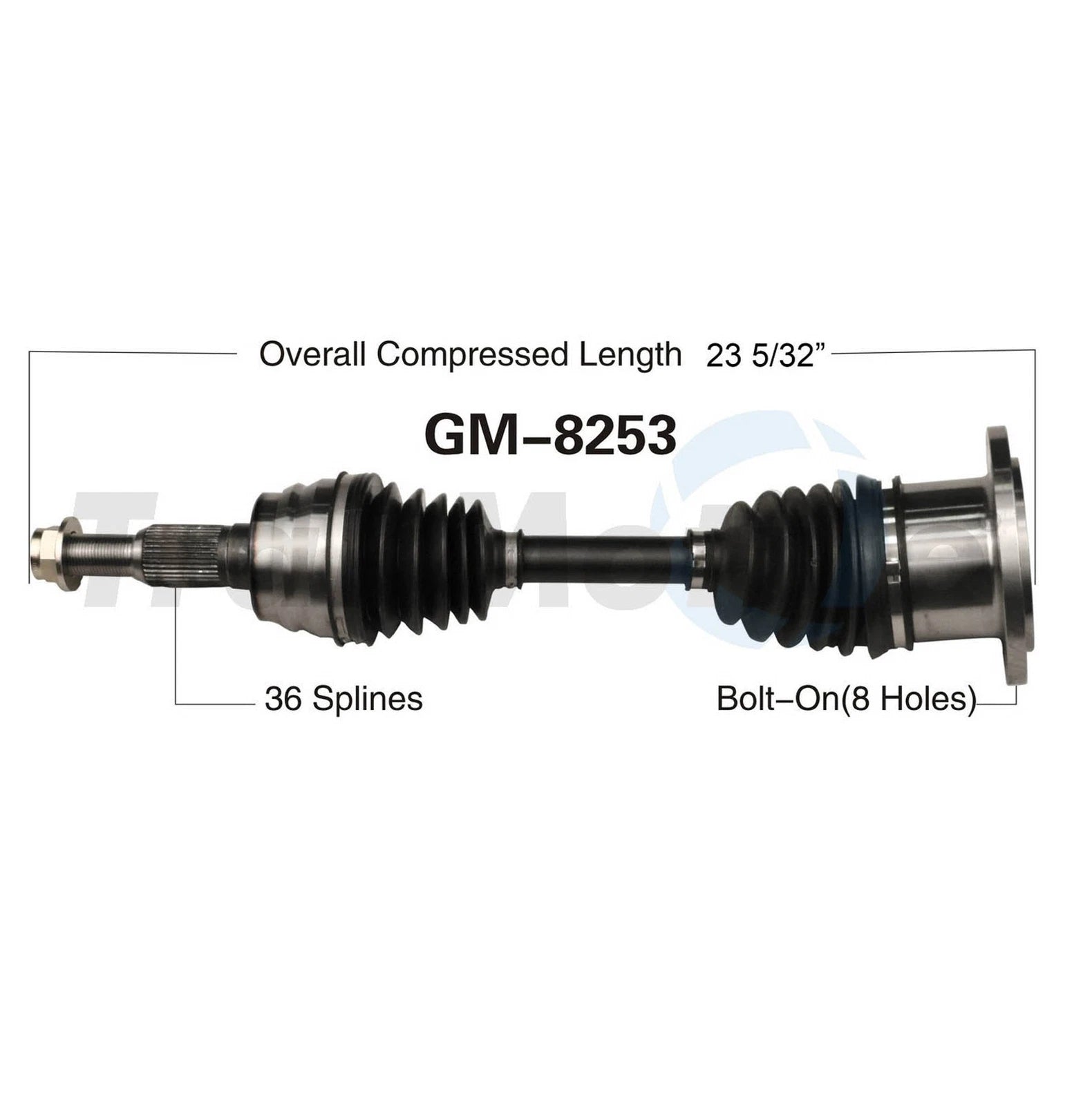 Surtrack Front Driver Left CV Axle Shaft for GM Models