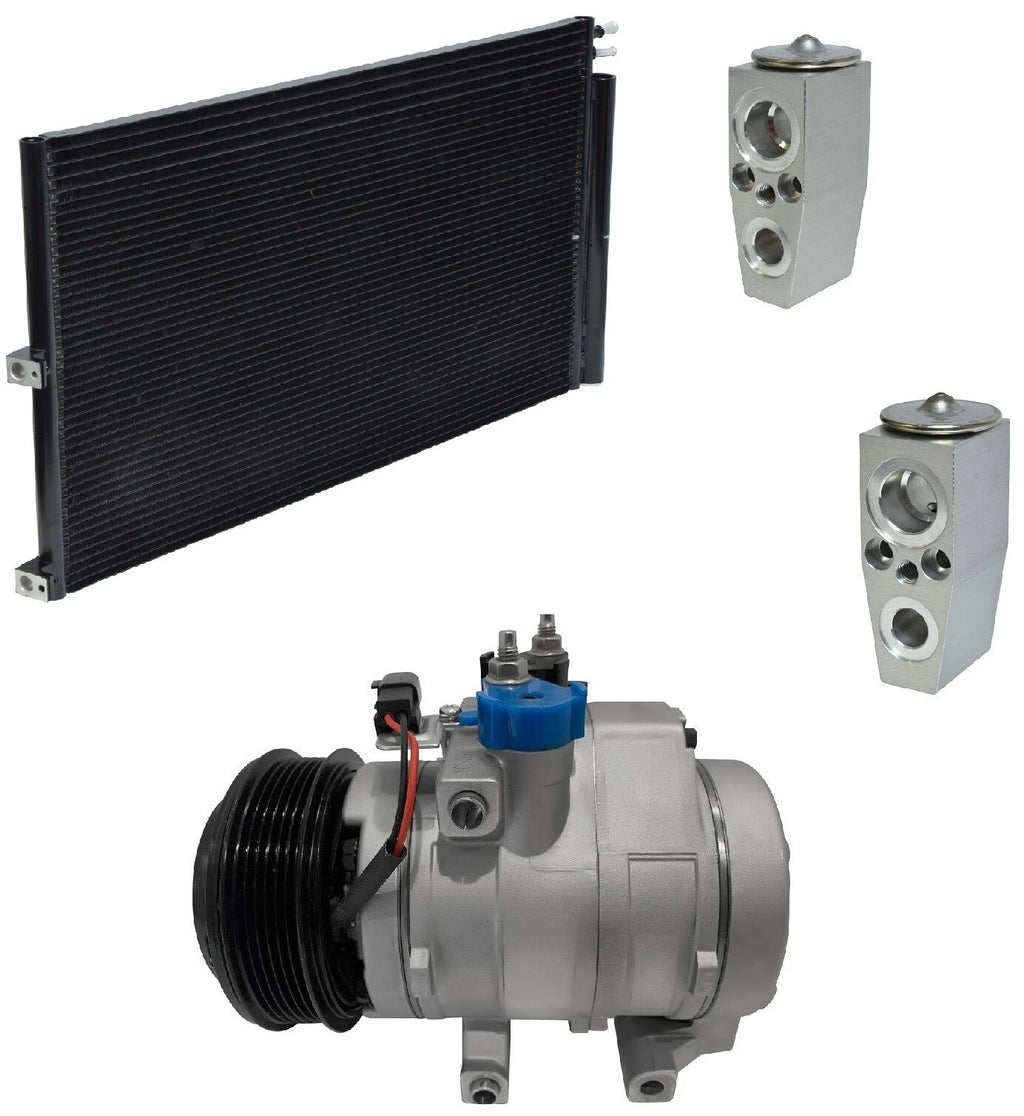 AC Compressor Kit With Condenser for Lincoln Navigator 5.4L (2010-2014)
