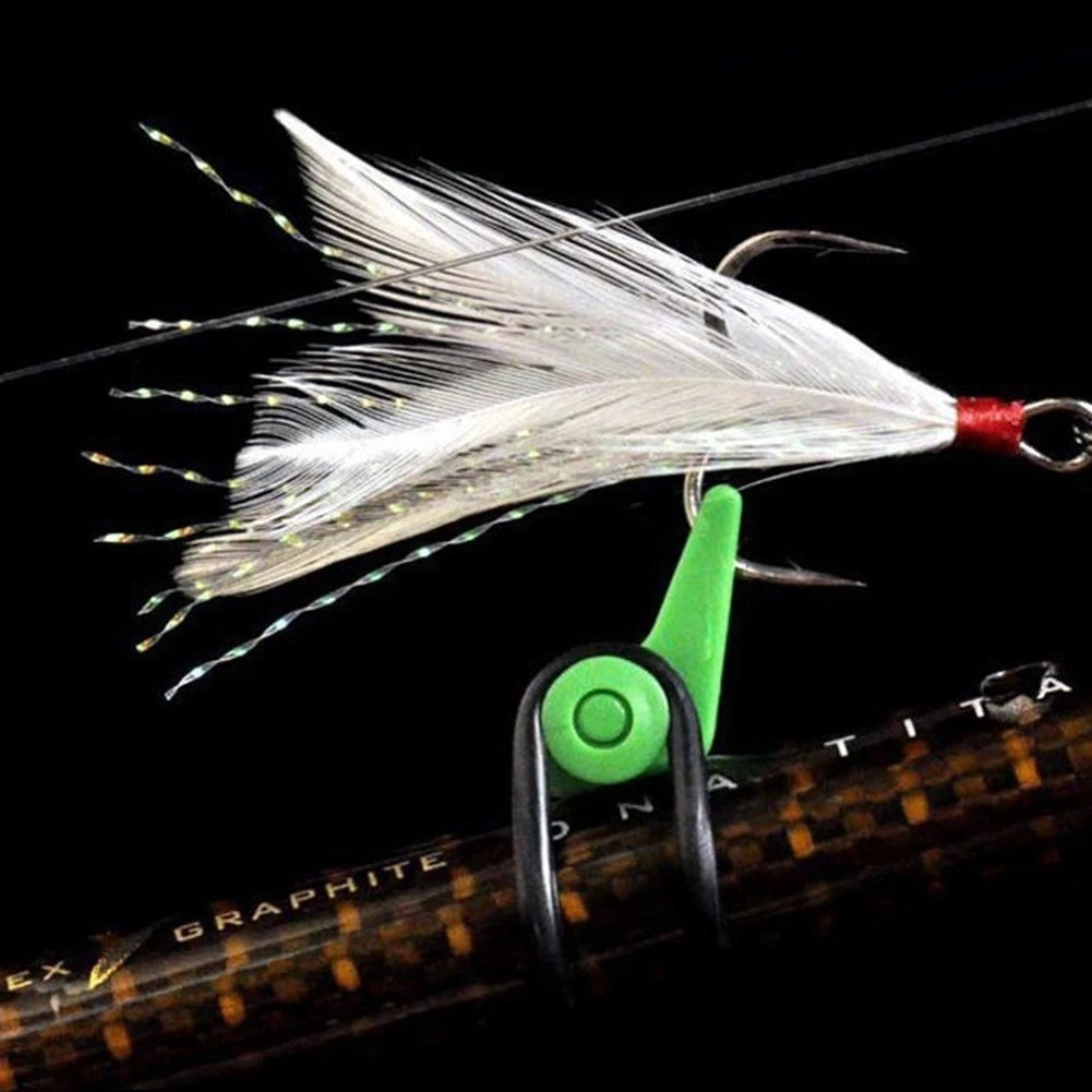 10pcs Adjustable Fishing Hook Keeper Lure Bait Hanger