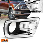 Fog Light Lamp Bezel Cover for Nissan Titan XD (2016–2019)