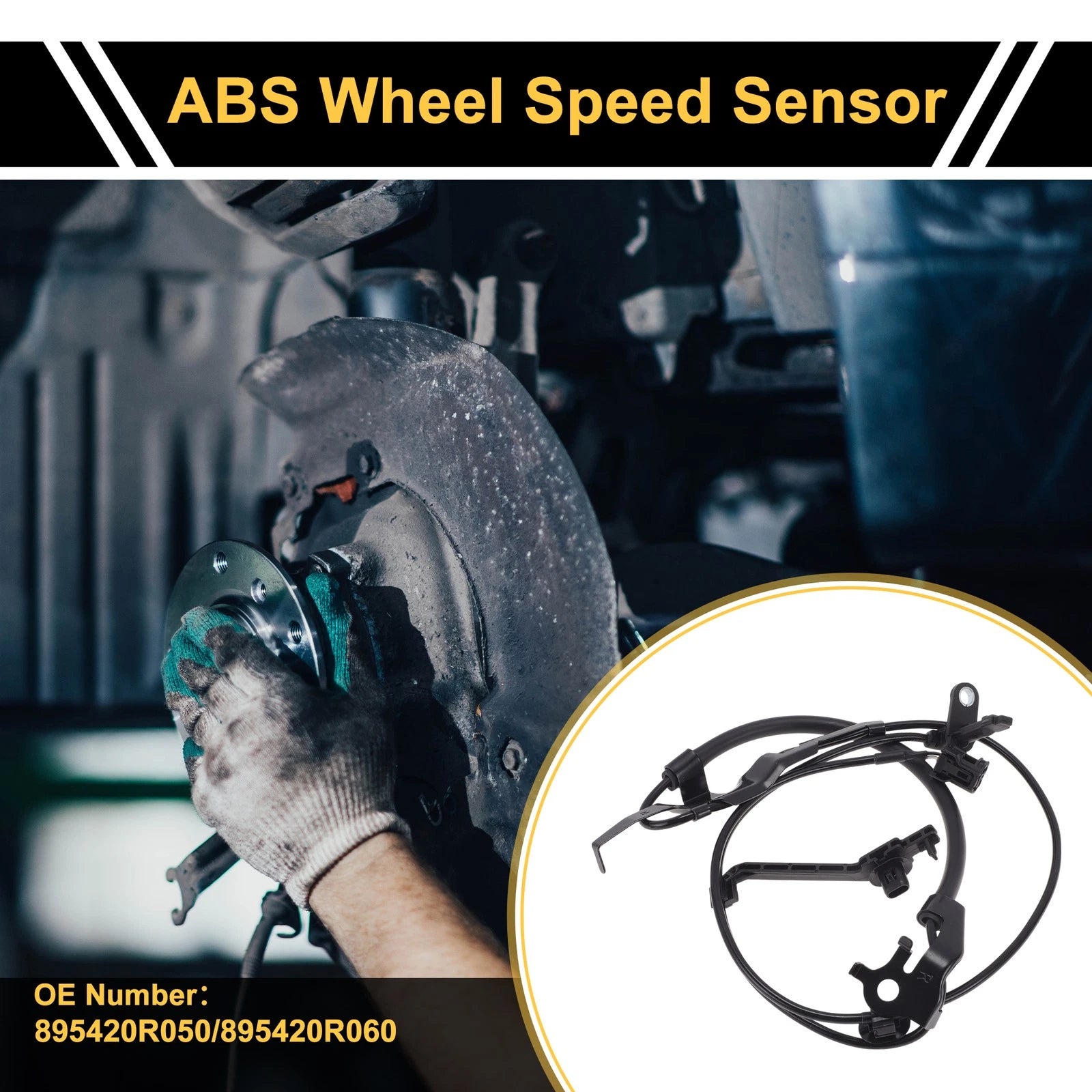 ABS Wheel Speed Sensor No. 895420R050 for Toyota RAV4 (2019–2022) 1Pc Right Front