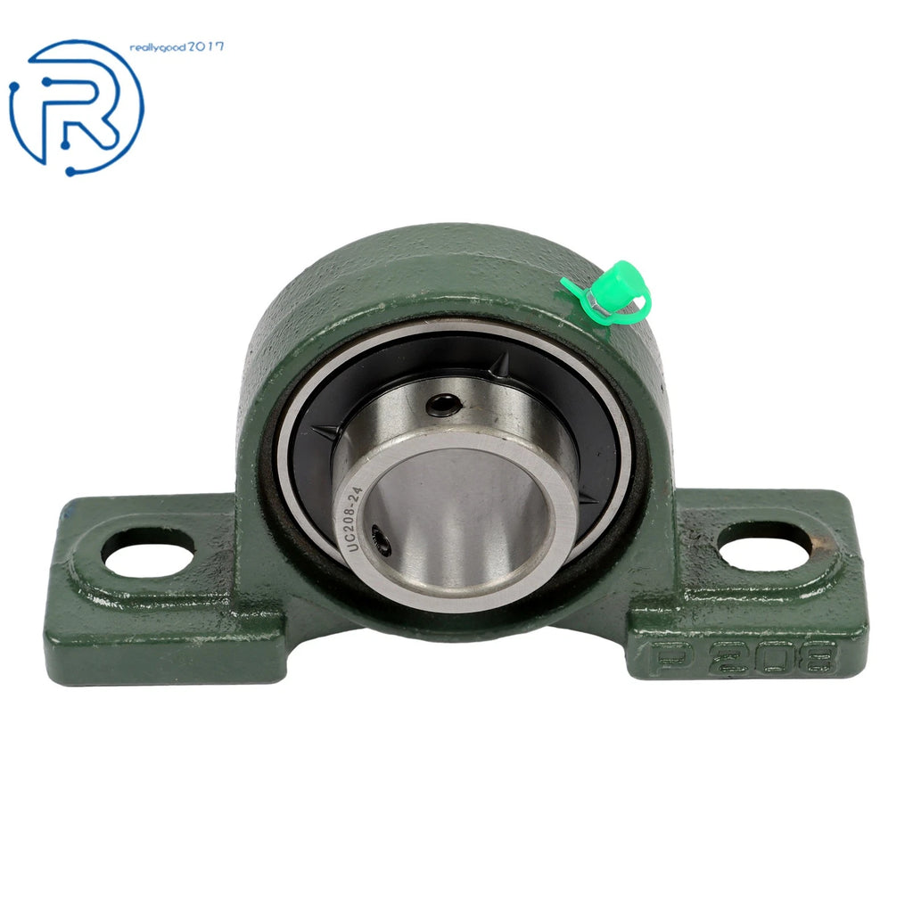 Set of 6 UCP208-24 Pillow Block Mounted Ball Bearings for
