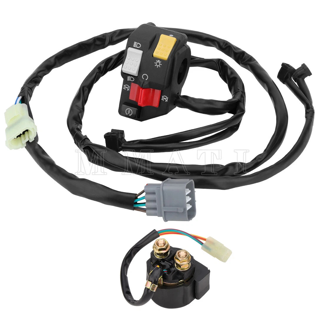 Handlebar Switch & Starter Relay for Honda Rancher 350 TRX350FM/TM (2006)