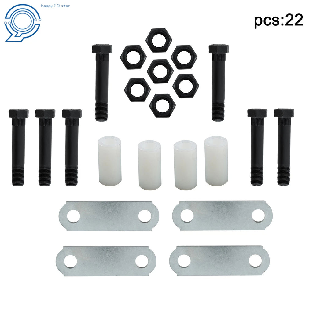 Tandem Axle Trailer Kit for Double Eye Leaf Spring (Bolt Hole 9/16)