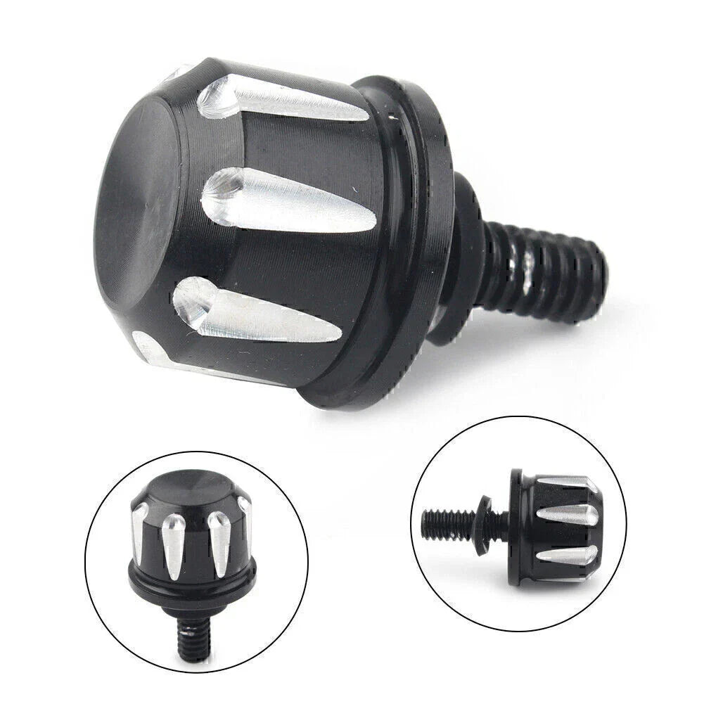 Black Rear Fender Seat Screw Bolt 1/4" -20 for Harley (1996-2023)
