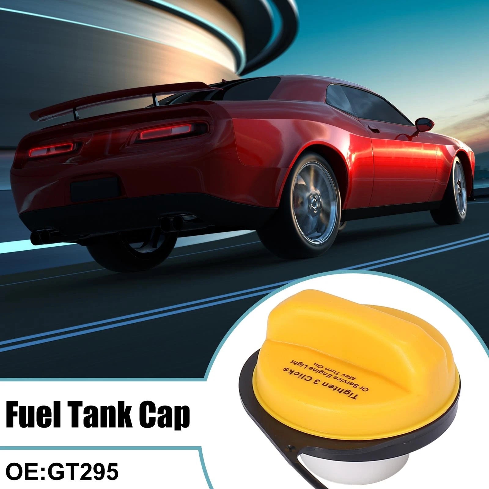 Engine Oil Fuel Tank Cap Cover for Cadillac (GT295)