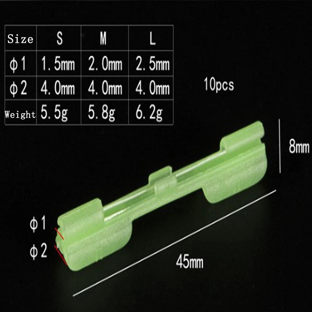 Fishing Rod Clip for Night Fishing (Fluorescent Glow)