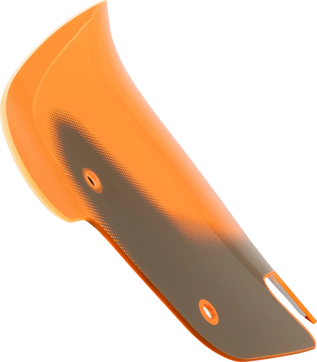 Klock Werks 10" Kolor Flare Windshield for Harley Davidson (2014–2023) - Orange Ice KWW-04-0632