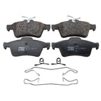 Set of 2 DuraGo Rear Rotors & TRW Pro Low-Met Brake Pads for Focus ST (2013–2018)