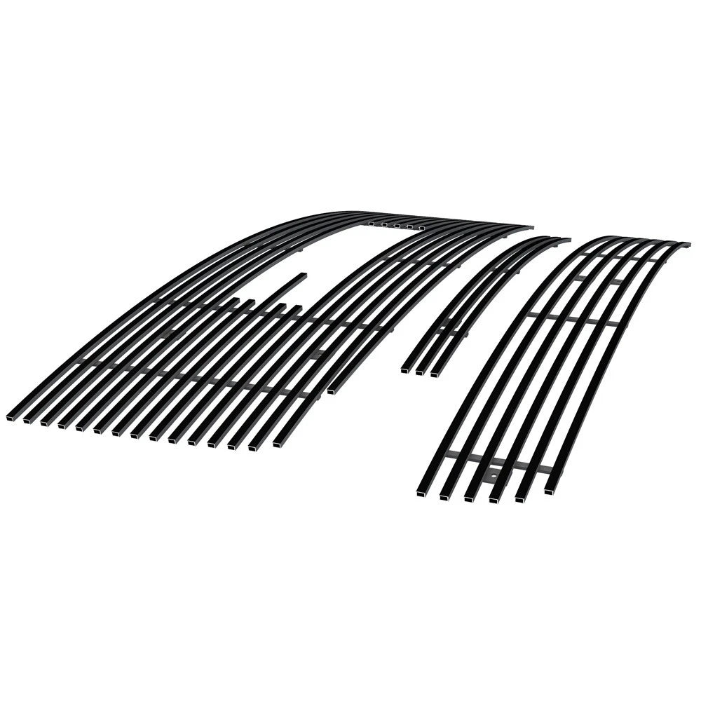 Black Billet Grille Combo for GMC Sierra 1500 / Denali (2007–2013)
