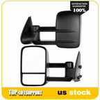 Manual Towing Side Mirrors for Chevy Silverado 1500/2500/HD/3500 (1999–2007)