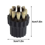 2 Pcs Brass Brush Head for Steam Mop-X5 (Fits )
