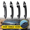 Set of 4 Carbon Fiber Door Handle Covers Trim for Honda Accord (2013–2017) & Pilot (2016–2022)