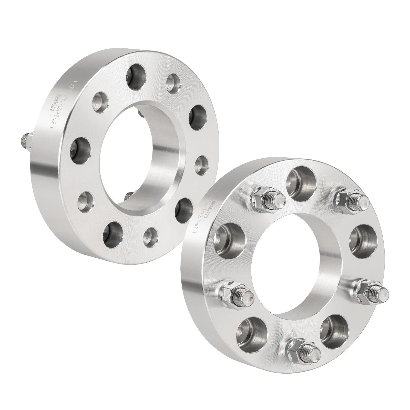 1.5" Wheel Spacers for 2002–2004 Ford F-150 (5x135, 87.1mm, M14x2)