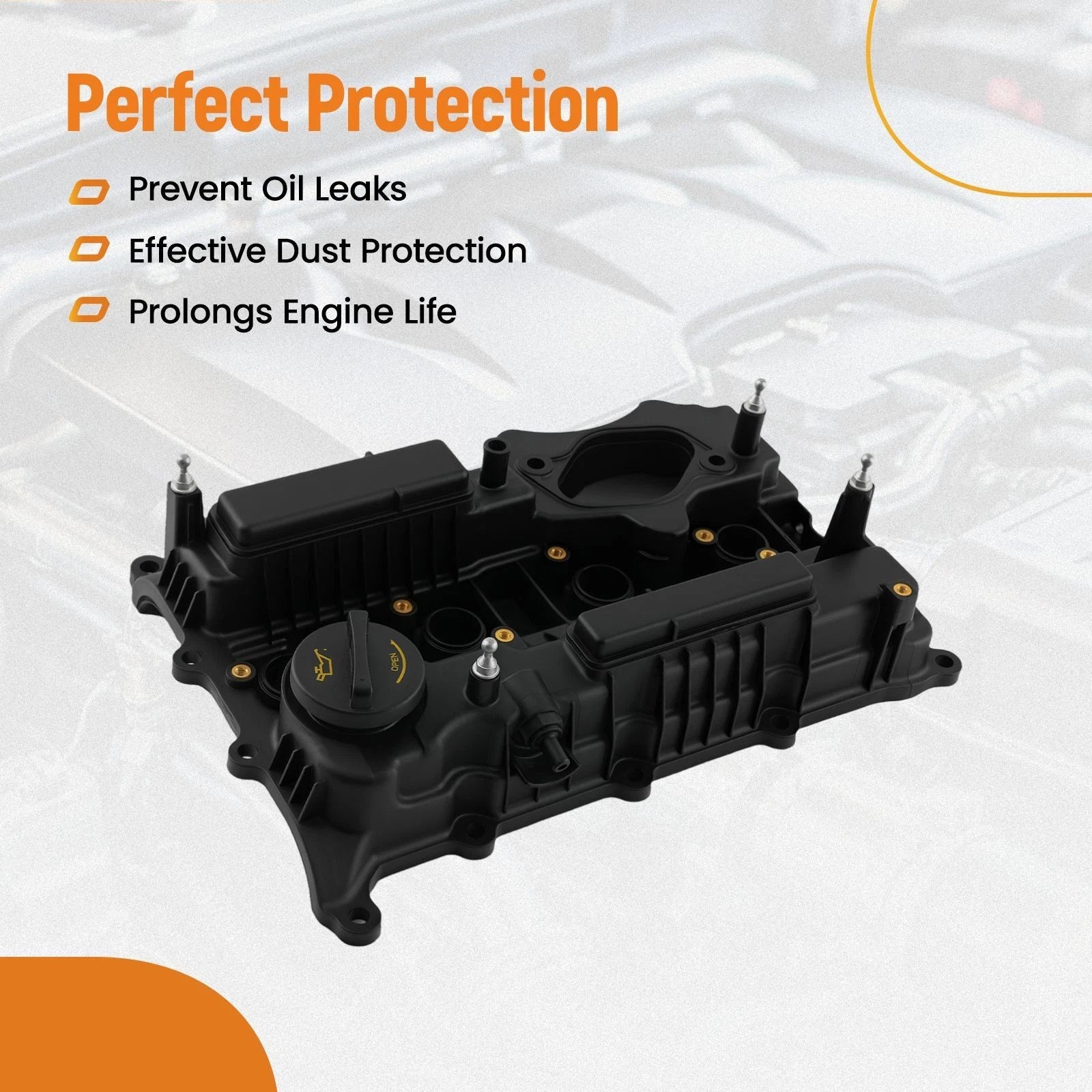 Engine Valve Cover for Genesis G70, Kia Stinger (2019–2021)