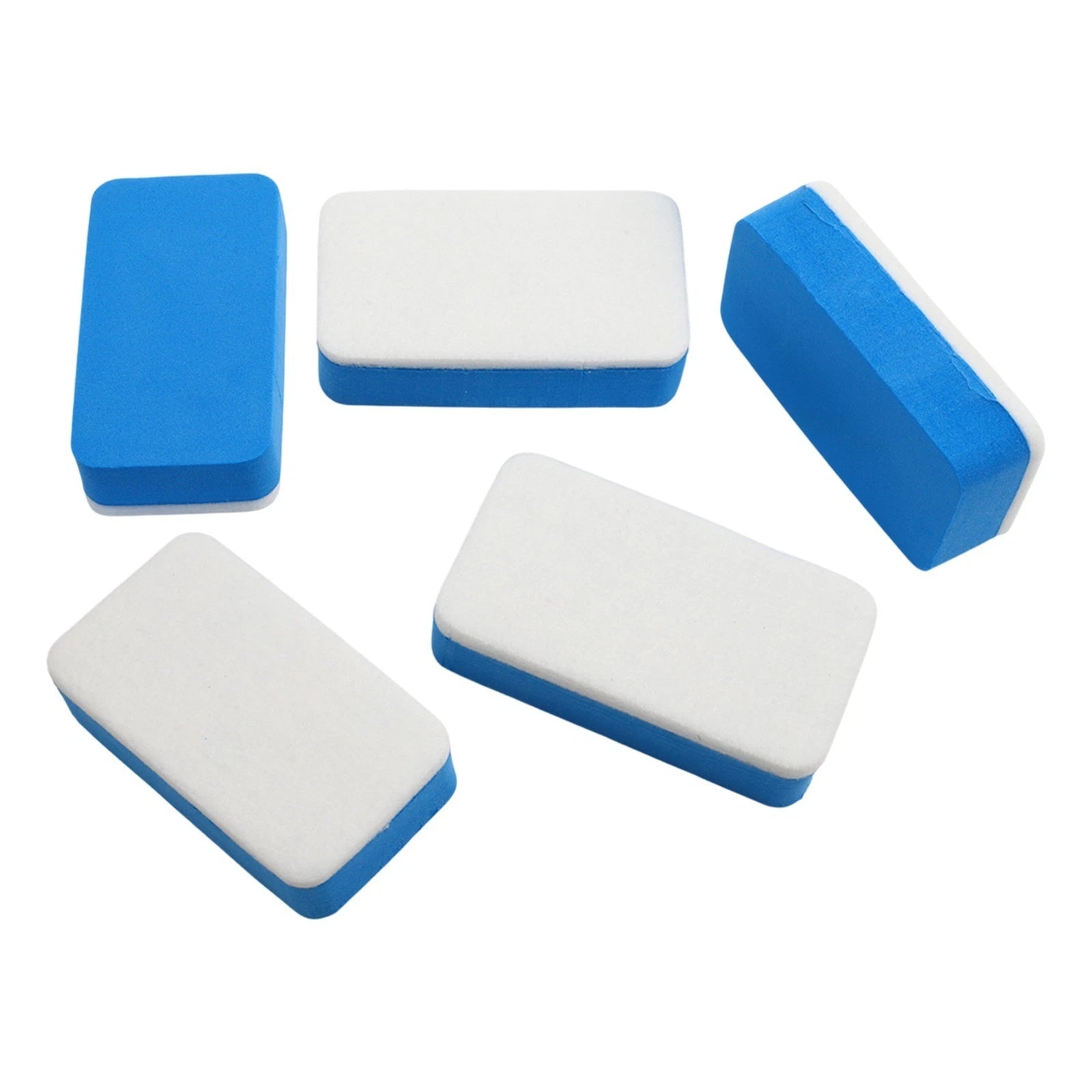 10X Car Glass Oil Film Cleaning Sponge Set - EVA Foam + Felt Cloth