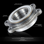 Set of 2 Wheel Bearings & Hubs for Audi A4 A6 A7 A8 RS5 S6 Q5 (2007–2018)