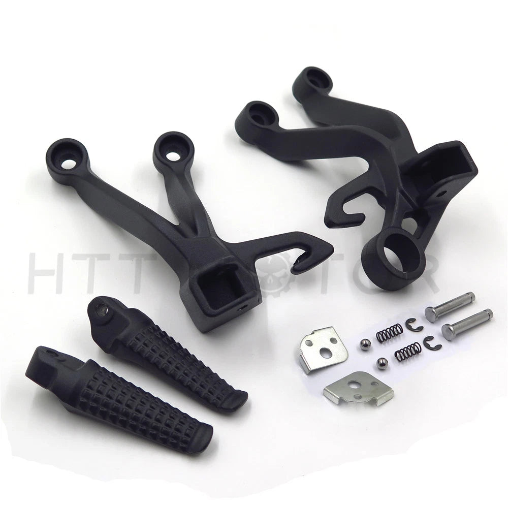 Foot Rest Pegs Brackets for Suzuki GSX-R 1000 (2003–2004) Matte Black