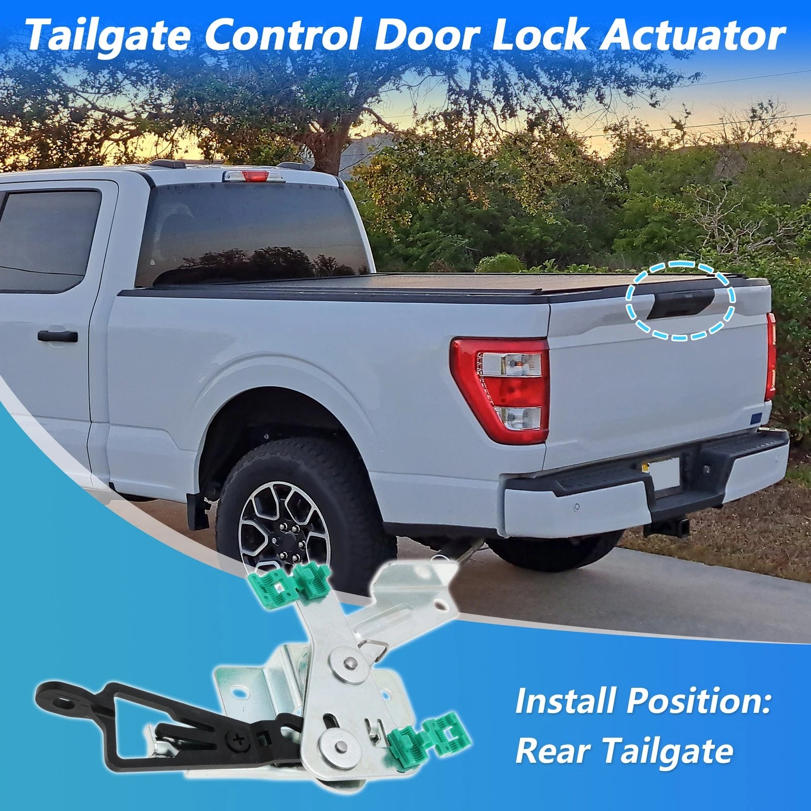 Tailgate Control Door Lock for Ford F-150 F-250 F-350 F-450 F-550 (No.F75Z9943170AA)