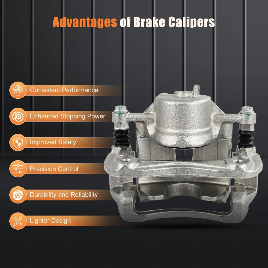 Front Left Brake Caliper with Bracket for Hyundai Elantra (2011-2016)
