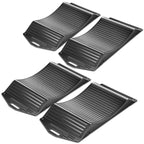 Set of 4 Tire Saver Ramps for Trucks RVs (40000 lbs, 17.32"L x 7.87"W x 1.57"H)