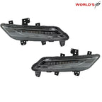 Pair Front LED Fog Lights for Lincoln MKZ (2013–2016)