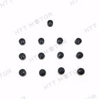 13 Piece Black Cap Dress Kit for Harley Softail & Dyna (2007–2015)
